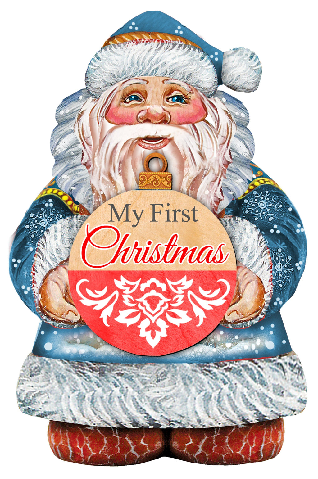 My First Christmas Door Decor by G. DeBrekht - Christmas Santa Snowman Decor - 8117810H-MFC-4