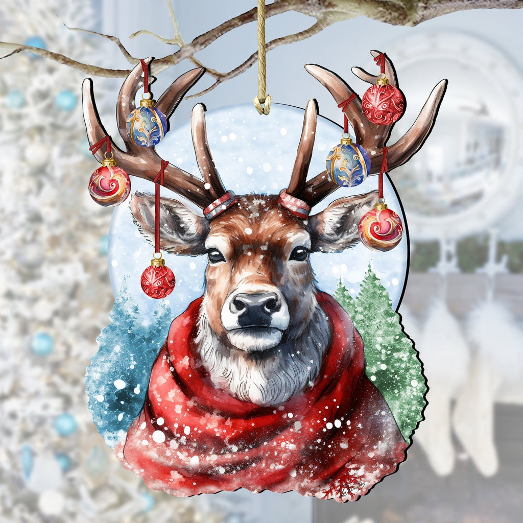 Christmas Mood Wooden Ornaments Christmas Decor-0