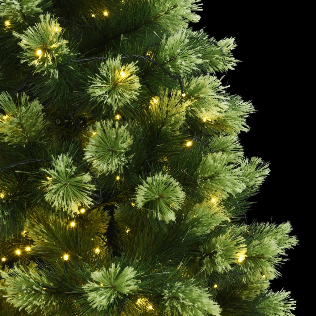 Artificial Hinged Christmas Tree 300 LEDs 82.7"