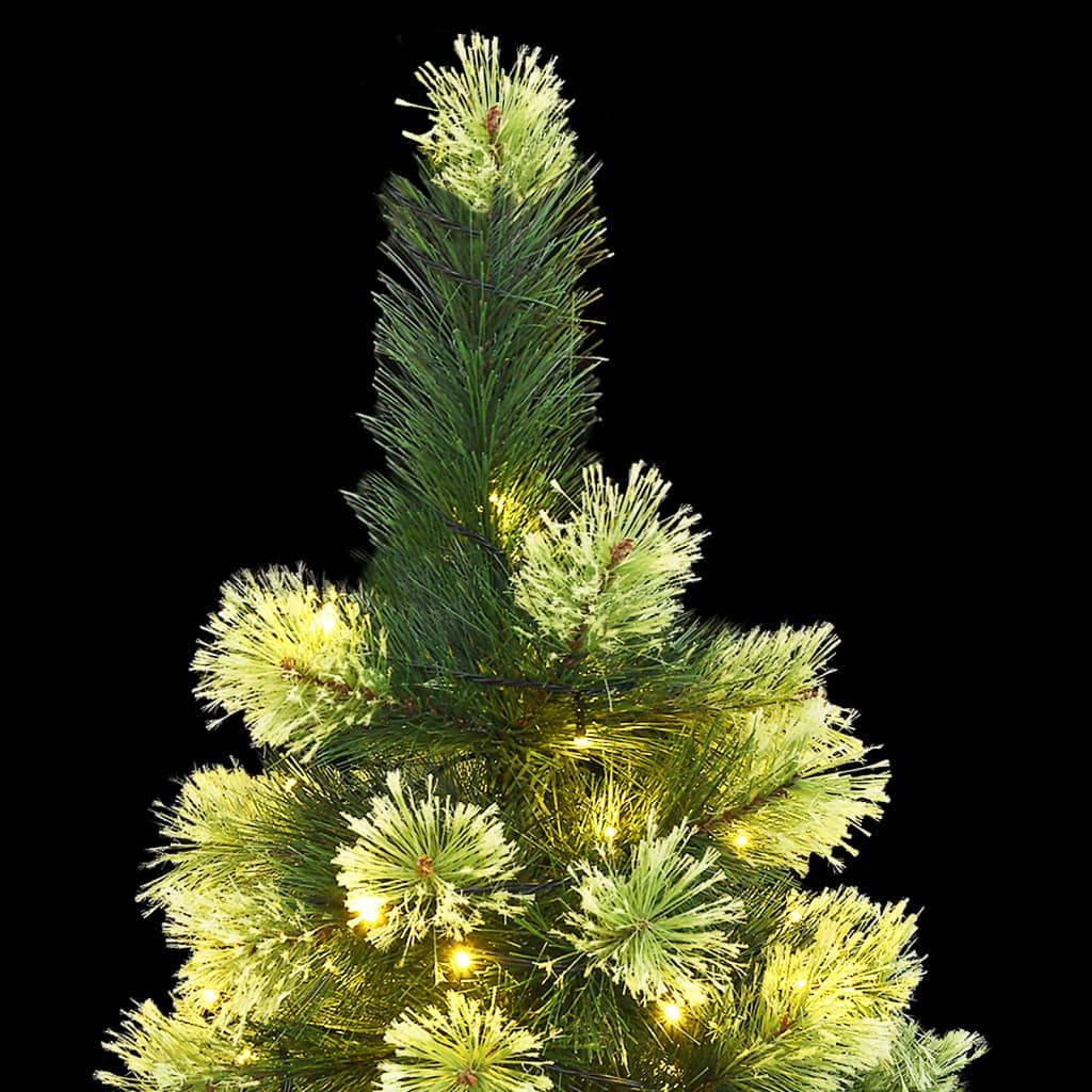 Artificial Hinged Christmas Tree 300 LEDs 82.7"