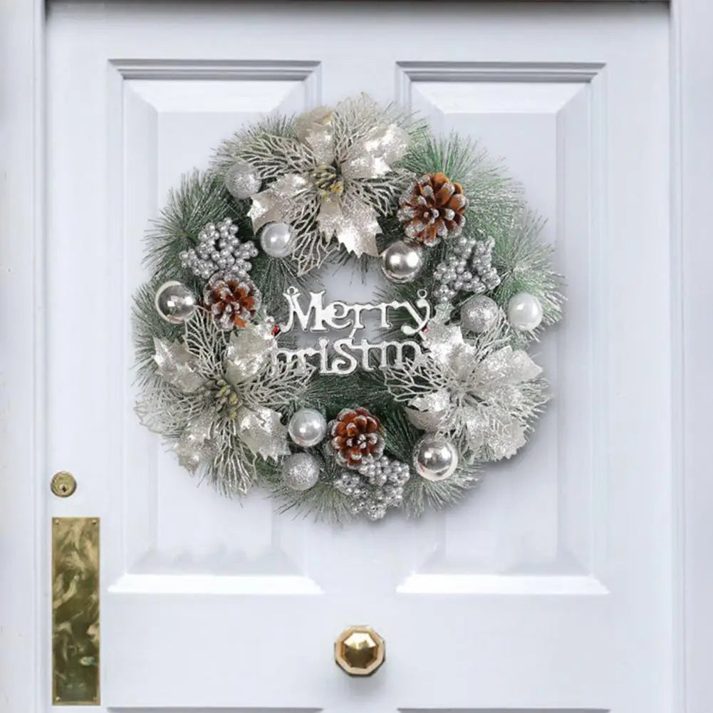 Christmas Wreath Window Holiday Decoration-1