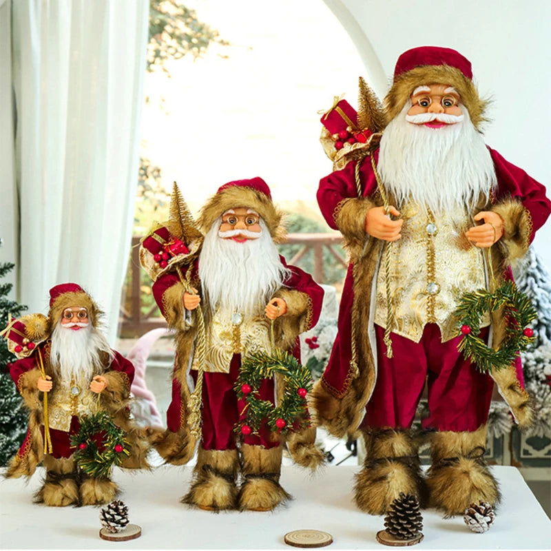 Christmas Santa Claus Doll - 30cm-3