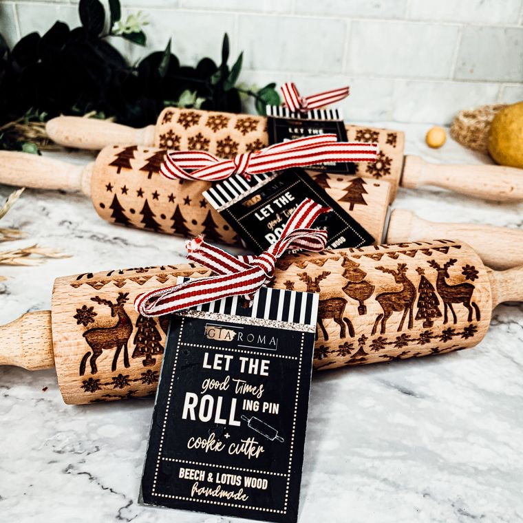 Christmas Rolling Pin Set | 10 Styles-3