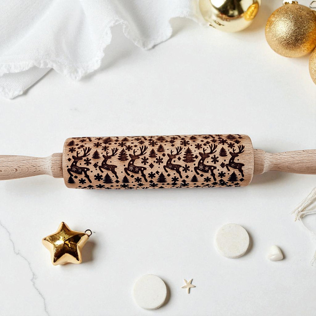 Christmas Rolling Pin Set | 10 Styles-10